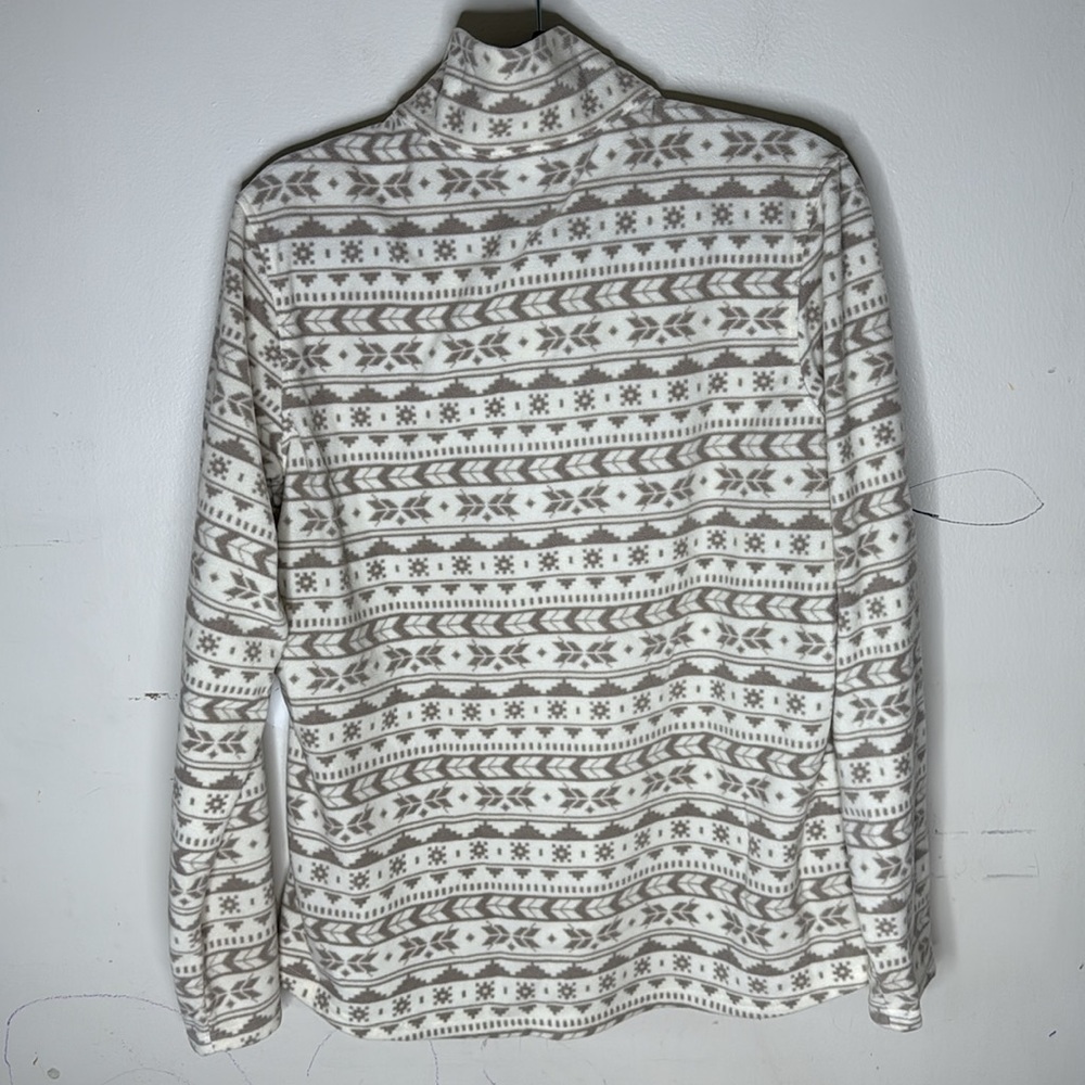 Avalanche Polyester Patterned White And Tan Women… - image 5